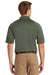 CornerStone CS410 Mens Select Tactical Moisture Wicking Short Sleeve Polo Shirt Tactical Green Back