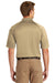 CornerStone CS410 Mens Select Tactical Moisture Wicking Short Sleeve Polo Shirt Tan Brown Back
