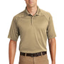 CornerStone Mens Select Tactical Moisture Wicking Short Sleeve Polo Shirt - Tan