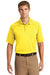 CornerStone CS410 Mens Select Tactical Moisture Wicking Short Sleeve Polo Shirt Yellow Front