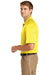 CornerStone CS410 Mens Select Tactical Moisture Wicking Short Sleeve Polo Shirt Yellow Side