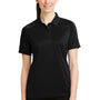 CornerStone Womens Select Tactical Moisture Wicking Short Sleeve Polo Shirt - Black