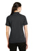 CornerStone CS411 Womens Select Tactical Moisture Wicking Short Sleeve Polo Shirt Charcoal Grey Back