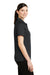 CornerStone CS411 Womens Select Tactical Moisture Wicking Short Sleeve Polo Shirt Charcoal Grey Side