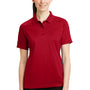 CornerStone Womens Select Tactical Moisture Wicking Short Sleeve Polo Shirt - Red - Closeout