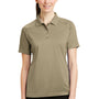 CornerStone Womens Select Tactical Moisture Wicking Short Sleeve Polo Shirt - Tan - Closeout