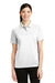 CornerStone CS411 Womens Select Tactical Moisture Wicking Short Sleeve Polo Shirt White Front