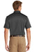CornerStone CS412 Mens Select Moisture Wicking Short Sleeve Polo Shirt Charcoal Grey Back