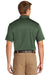CornerStone CS412 Mens Select Moisture Wicking Short Sleeve Polo Shirt Dark Green Back