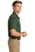 CornerStone CS412 Mens Select Moisture Wicking Short Sleeve Polo Shirt Dark Green Side