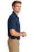 CornerStone CS412 Mens Select Moisture Wicking Short Sleeve Polo Shirt Regatta Blue Side