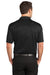 CornerStone CS412P Mens Select Moisture Wicking Short Sleeve Polo Shirt w/ Pocket Black Back