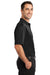 CornerStone CS412P Mens Select Moisture Wicking Short Sleeve Polo Shirt w/ Pocket Black Side