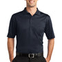 CornerStone Mens Select Moisture Wicking Short Sleeve Polo Shirt w/ Pocket - Dark Navy Blue