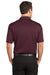 CornerStone CS412P Mens Select Moisture Wicking Short Sleeve Polo Shirt w/ Pocket Maroon Back