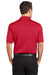 CornerStone CS412P Mens Select Moisture Wicking Short Sleeve Polo Shirt w/ Pocket Red Back