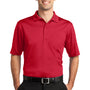 CornerStone Mens Select Moisture Wicking Short Sleeve Polo Shirt w/ Pocket - Red