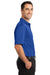 CornerStone CS412P Mens Select Moisture Wicking Short Sleeve Polo Shirt w/ Pocket Royal Blue Side