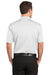 CornerStone CS412P Mens Select Moisture Wicking Short Sleeve Polo Shirt w/ Pocket White Back