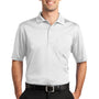CornerStone Mens Select Moisture Wicking Short Sleeve Polo Shirt w/ Pocket - White - Closeout