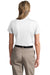 CornerStone CS413 Womens Select Moisture Wicking Short Sleeve Polo Shirt White Back