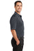 CornerStone CS415 Mens Select Moisture Wicking Short Sleeve Polo Shirt w/ Pocket Charcoal Grey Side