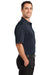 CornerStone CS415 Mens Select Moisture Wicking Short Sleeve Polo Shirt w/ Pocket Navy Blue Side