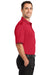 CornerStone CS415 Mens Select Moisture Wicking Short Sleeve Polo Shirt w/ Pocket Red Side