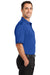 CornerStone CS415 Mens Select Moisture Wicking Short Sleeve Polo Shirt w/ Pocket Royal Blue Side