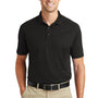 CornerStone Mens Select Moisture Wicking Short Sleeve Polo Shirt - Black