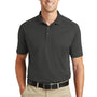 CornerStone Mens Select Moisture Wicking Short Sleeve Polo Shirt - Charcoal Grey