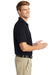 CornerStone CS418 Mens Select Moisture Wicking Short Sleeve Polo Shirt Navy Blue Side