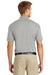 CornerStone CS418 Mens Select Moisture Wicking Short Sleeve Polo Shirt Light Grey Back