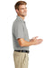 CornerStone CS418 Mens Select Moisture Wicking Short Sleeve Polo Shirt Light Grey Side