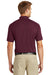 CornerStone CS418 Mens Select Moisture Wicking Short Sleeve Polo Shirt Maroon Back