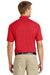 CornerStone CS418 Mens Select Moisture Wicking Short Sleeve Polo Shirt Red Back