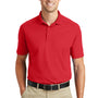 CornerStone Mens Select Moisture Wicking Short Sleeve Polo Shirt - Red