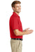 CornerStone CS418 Mens Select Moisture Wicking Short Sleeve Polo Shirt Red Side