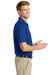 CornerStone CS418 Mens Select Moisture Wicking Short Sleeve Polo Shirt Royal Blue Side