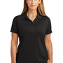 CornerStone Womens Select Moisture Wicking Short Sleeve Polo Shirt - Black