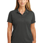 CornerStone Womens Select Moisture Wicking Short Sleeve Polo Shirt - Charcoal Grey