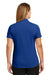 CornerStone CS419 Womens Select Moisture Wicking Short Sleeve Polo Shirt Royal Blue Back
