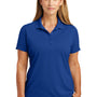 CornerStone Womens Select Moisture Wicking Short Sleeve Polo Shirt - Royal Blue