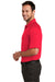 CornerStone CS420 Mens Select Tactical Moisture Wicking Short Sleeve Polo Shirt Red Side
