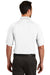 CornerStone CS420 Mens Select Tactical Moisture Wicking Short Sleeve Polo Shirt White Back