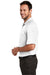 CornerStone CS420 Mens Select Tactical Moisture Wicking Short Sleeve Polo Shirt White Side