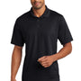 CornerStone Mens Gripper Moisture Wicking Short Sleeve Polo Shirt - Black