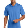CornerStone Mens Gripper Moisture Wicking Short Sleeve Polo Shirt - Lake Blue