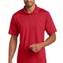 CornerStone Mens Gripper Moisture Wicking Short Sleeve Polo Shirt - True Red - Closeout