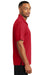 CornerStone CS421 Mens Gripper Moisture Wicking Short Sleeve Polo Shirt Red Side